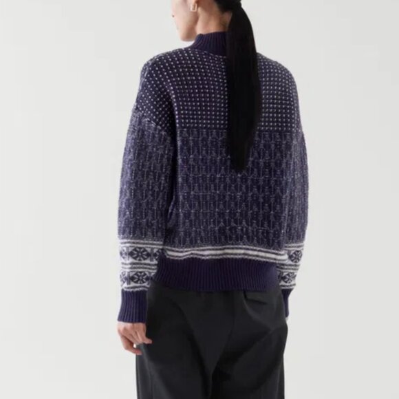COS Knitted Wool-Blend Sweater - Picture 5 of 12